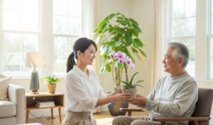 還暦祝いは無視したい気持ちに胡蝶蘭で応える方法