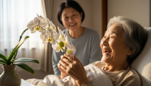 敬老の日に寝たきりの方へ贈る胡蝶蘭とプレゼントの選び方