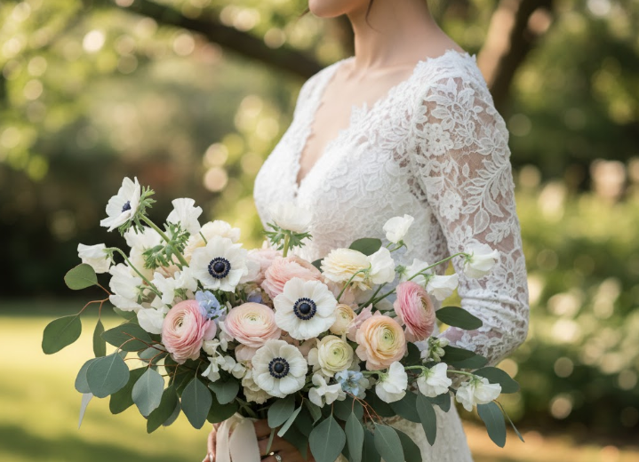 アネモネの花言葉における結婚式の使い方!色・本数別の意味から注意点まで