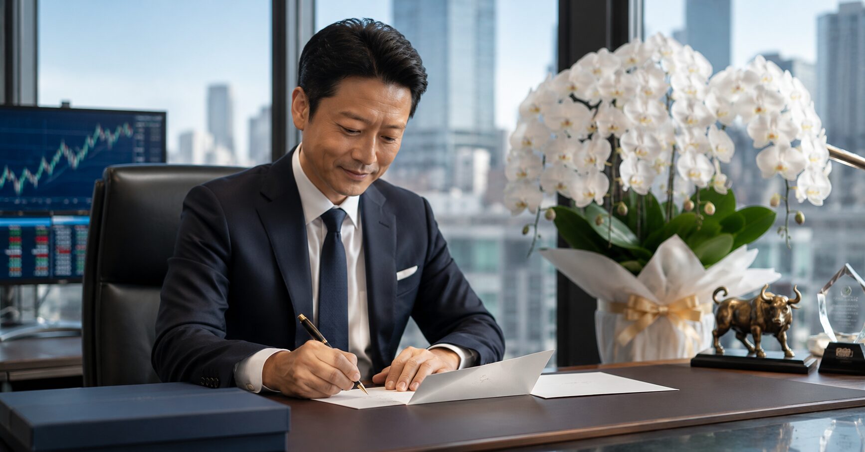 上場祝いのメッセージ・メール文例集｜取引先・社長・社員への書き方を徹底解説