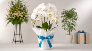 法人ギフトは胡蝶蘭がおすすめ？取引先に贈る花と他のギフトを比較